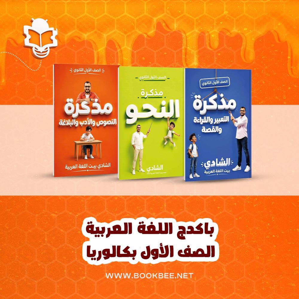 باكدج الشادي للغة العربية  الصف الاول الثانوي و البكالوريا محمد رمضان